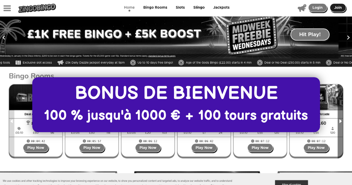 ZingoBingo Casino - Paiements Rapides et Meilleurs Jeux