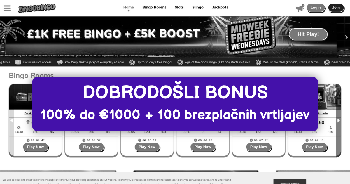 ZingoBingo Casino - Hitro izplačilni casino z najboljšimi igralnimi avtomati